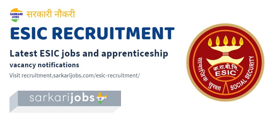 ESIC recruitment